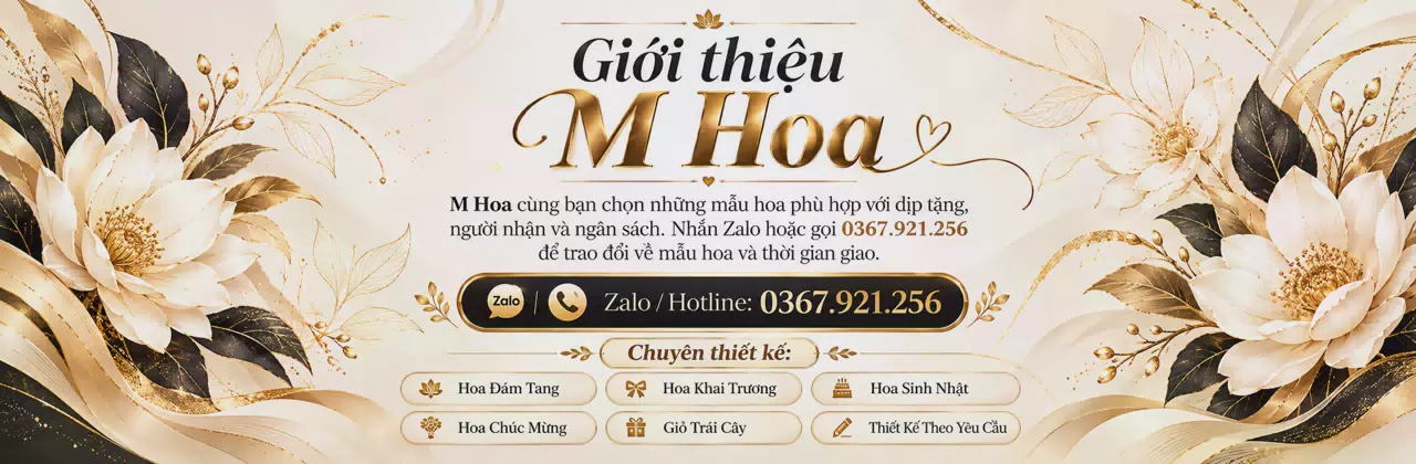 Ảnh bìa Shop hoa tươi Phường Tân Định Hồ Chí Minh - Cùng bạn gửi lời cảm ơn